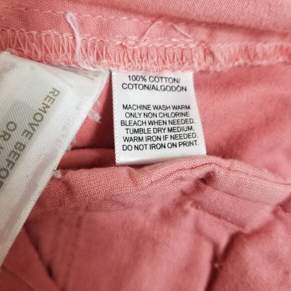Loft 4" Chino Shorts Pink Sz 2 - Picture 4 of 5